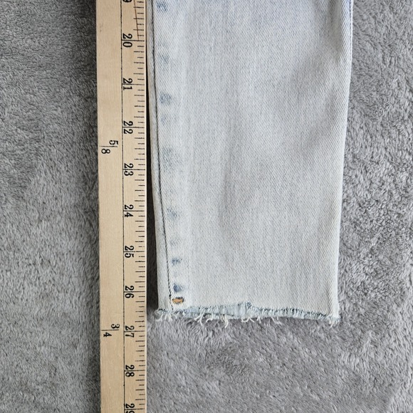 FP We The Free Jeans Women 27‎ Acid Wash Indigo High Rise Skinny Cigarette NEW - Picture 5 of 13